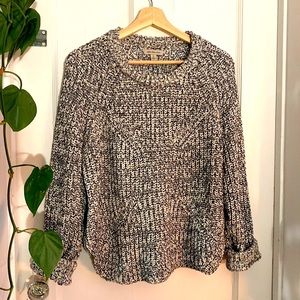 Calvin Klein Salt & Pepper Knit Sweater